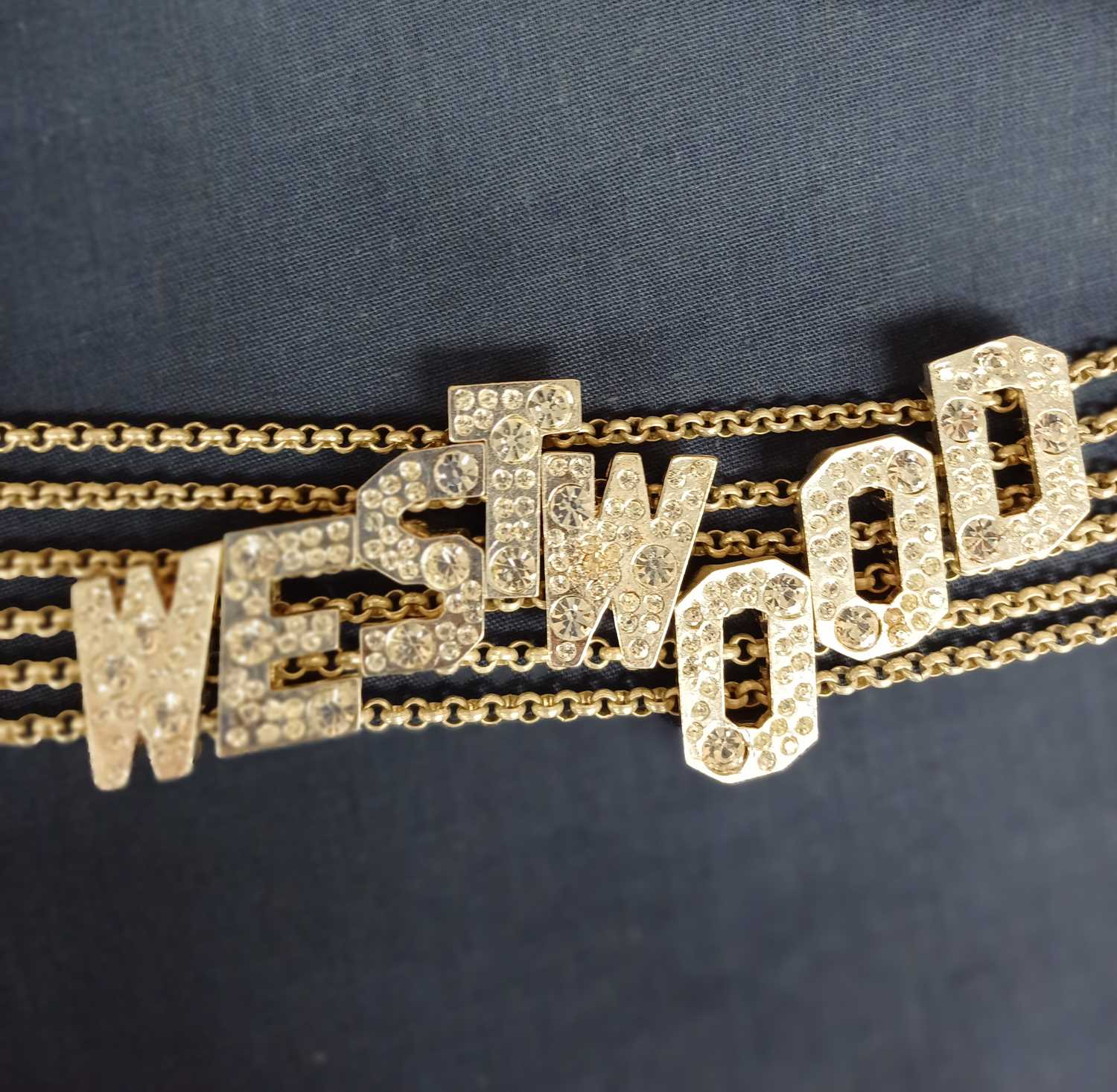 Circa 1990s Vivienne Westwood ‘Westwood’ Choker Necklace, Always on Camera Collection 1992-3, with - Bild 4 aus 6