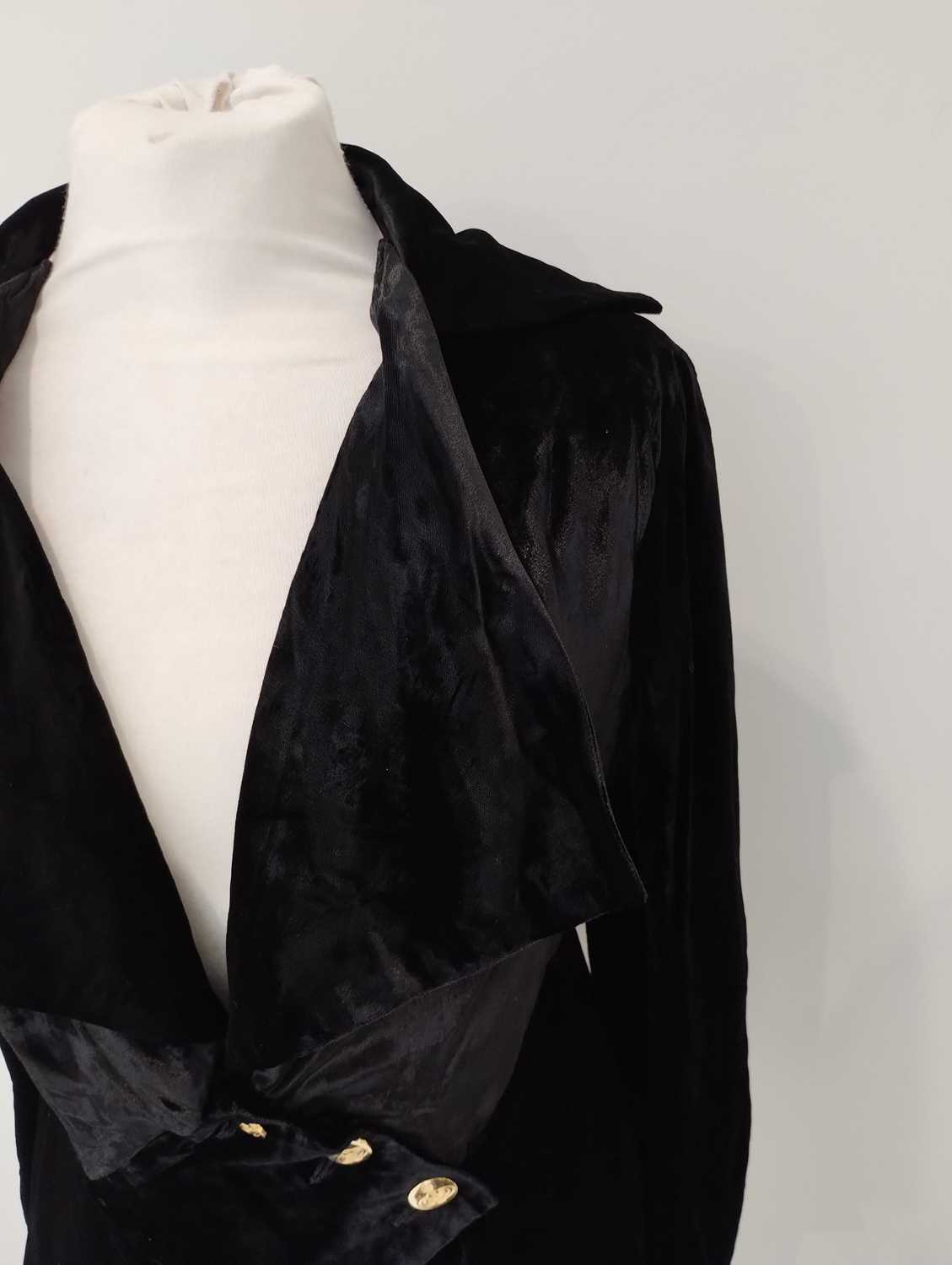 Vivienne Westwood London Black Pan Velvet Jacket, Spring/Summer Café Society Collection 1994 with - Image 15 of 27