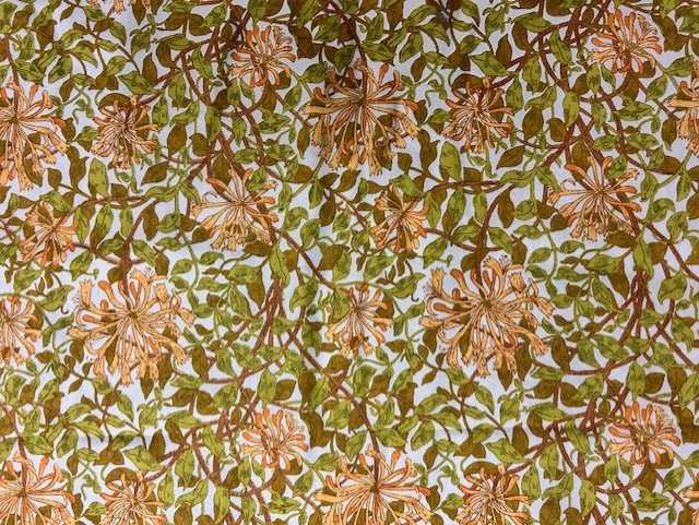 Liberty and Sanderson Printed Textiles, comprising a pair of Liberty 'Cottage Garden' pattern - Image 5 of 7