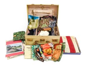 Early to Mid 20th Century Ladies Costume Accessories, comprising various decorative scarves, gloves,