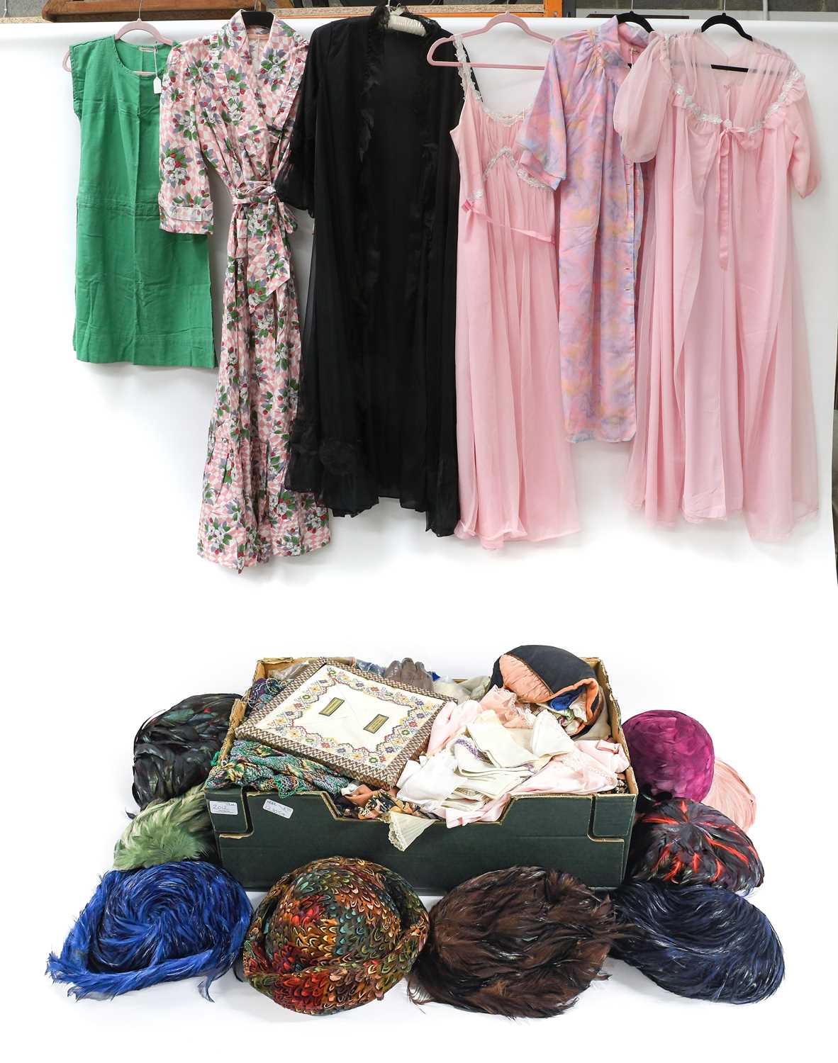 Mainly 20th Century Ladies Lingerie, Night Dresses, Robes and Costume Accessories, comprising a