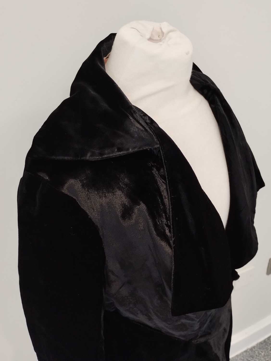 Vivienne Westwood London Black Pan Velvet Jacket, Spring/Summer Café Society Collection 1994 with - Image 9 of 27