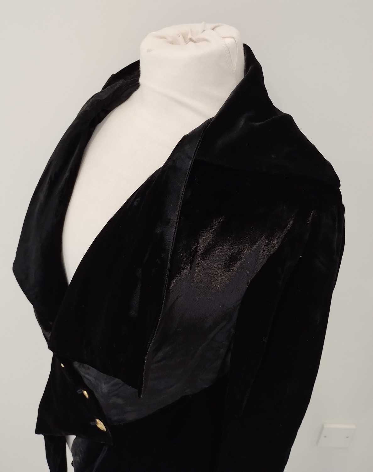 Vivienne Westwood London Black Pan Velvet Jacket, Spring/Summer Café Society Collection 1994 with - Image 10 of 27