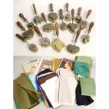 Collection of Millinery Accessories comprising 15 steel floral felting tools with wooden handles and