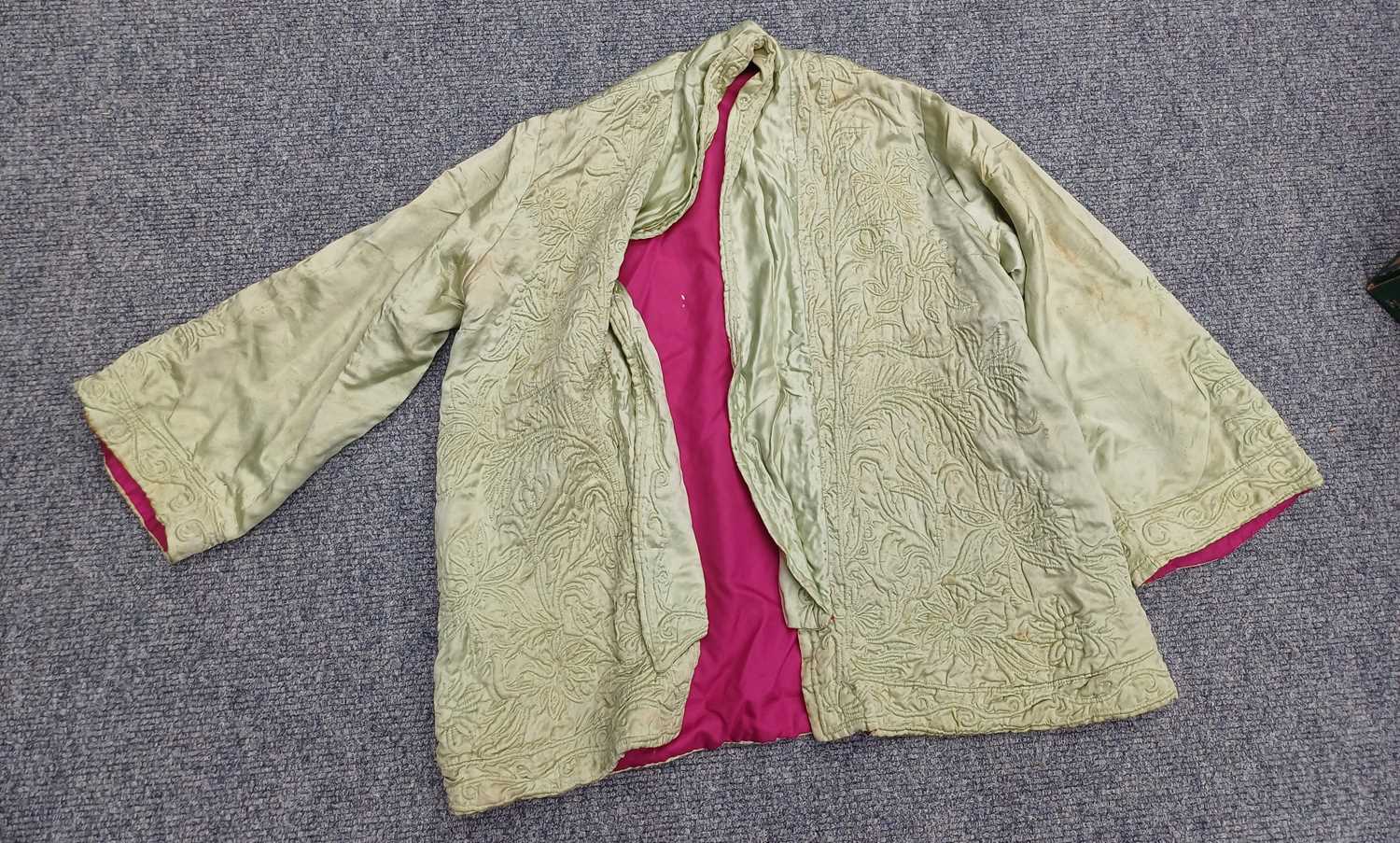 Assorted Early 20th Century Costume and Accessories comprising a Chinese cream silk shawl - Image 18 of 26