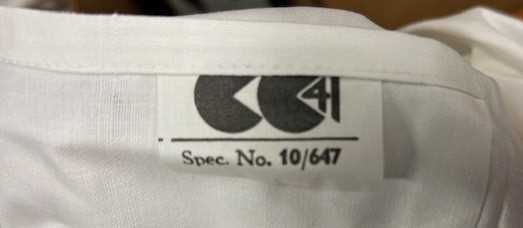 Assorted White Linen Bearing the CC41 Utility Label and Other Linen, comprising seven linen - Image 2 of 5