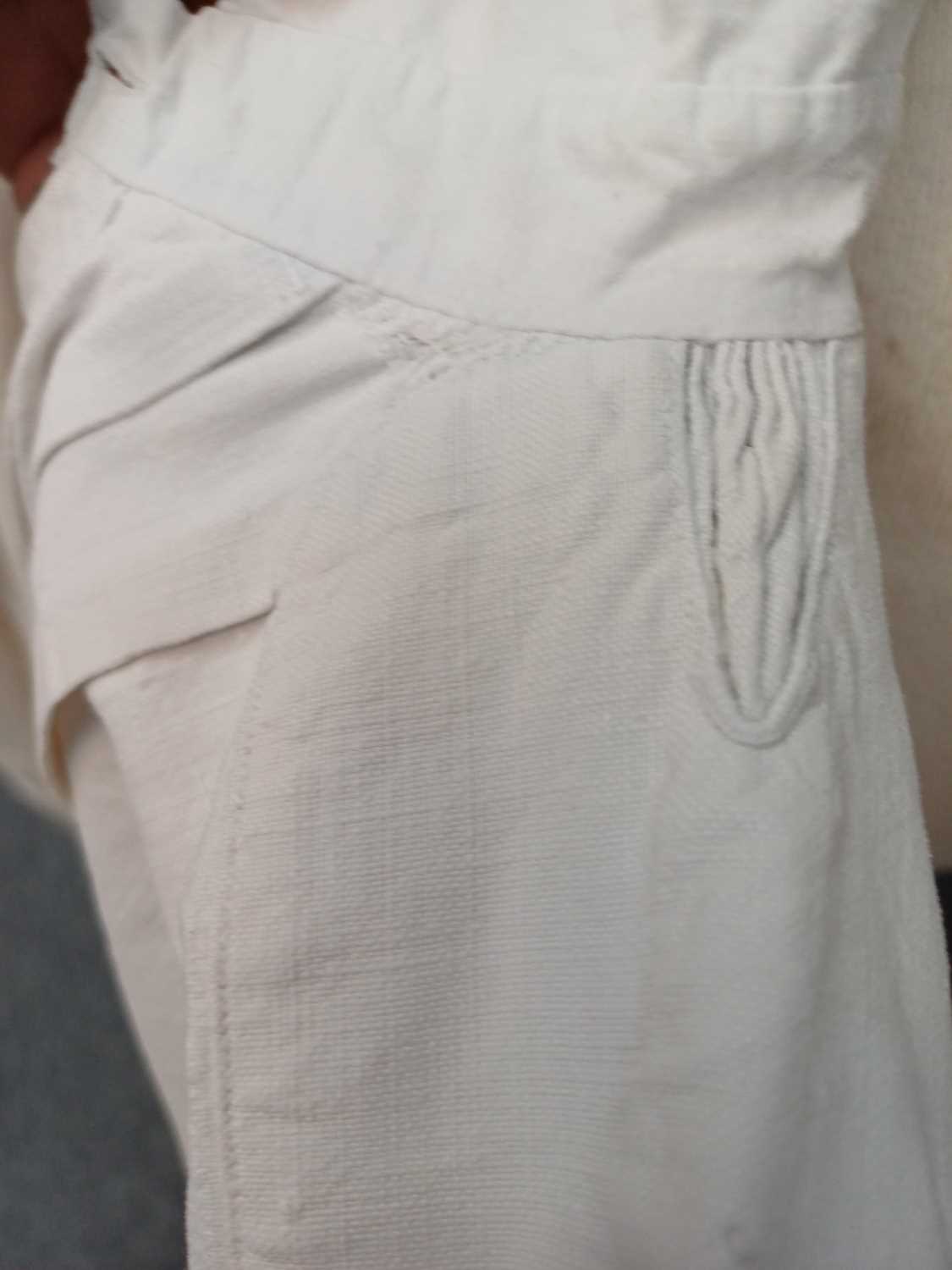 Three Early 20th Century French Linen Farmers Smock, comprising one initialled 'CL' in red cross - Image 7 of 10
