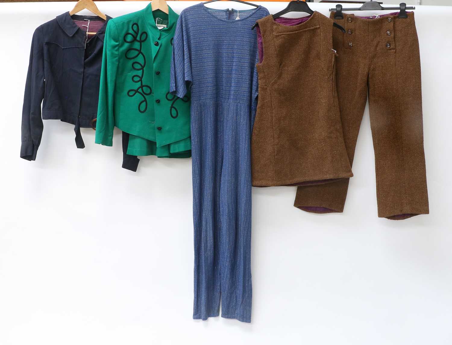 Assorted Circa 1960s/70s Jackets and Seperates, comprising Guy Laroche green wool two piece, - Image 5 of 11