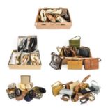 Ladies 20th Century Costume Accessories comprising assorted leather, patent and fabric bags