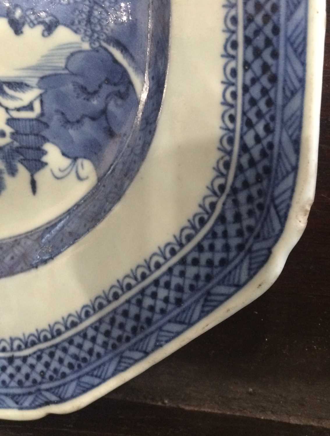 A Chinese Porcelain Bowl and Cover, 17th century style, painted in underglaze blue with ducks in a - Image 14 of 19