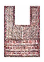 ~ North West Persian Flat Woven Horse Cover, 2nd quarter 20th century The ivory diamond lattice
