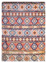 ~ Shirvan Kilim South East Caucasus, circa 1900 The field comprised of narrow and wide bands of