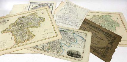 Collection of Engraved Maps of Cumbria Including: Smith (C.), A New Map of the County of