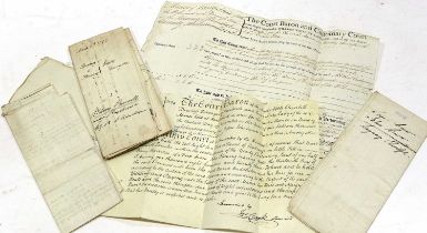 Manuscript Indentures A group of approximately forty-six manuscript indentures and agreements,