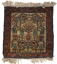 ^ Tabriz Rug Northwest Iran, Circa 1920 The corn field with a one-way design of trees in leaf and