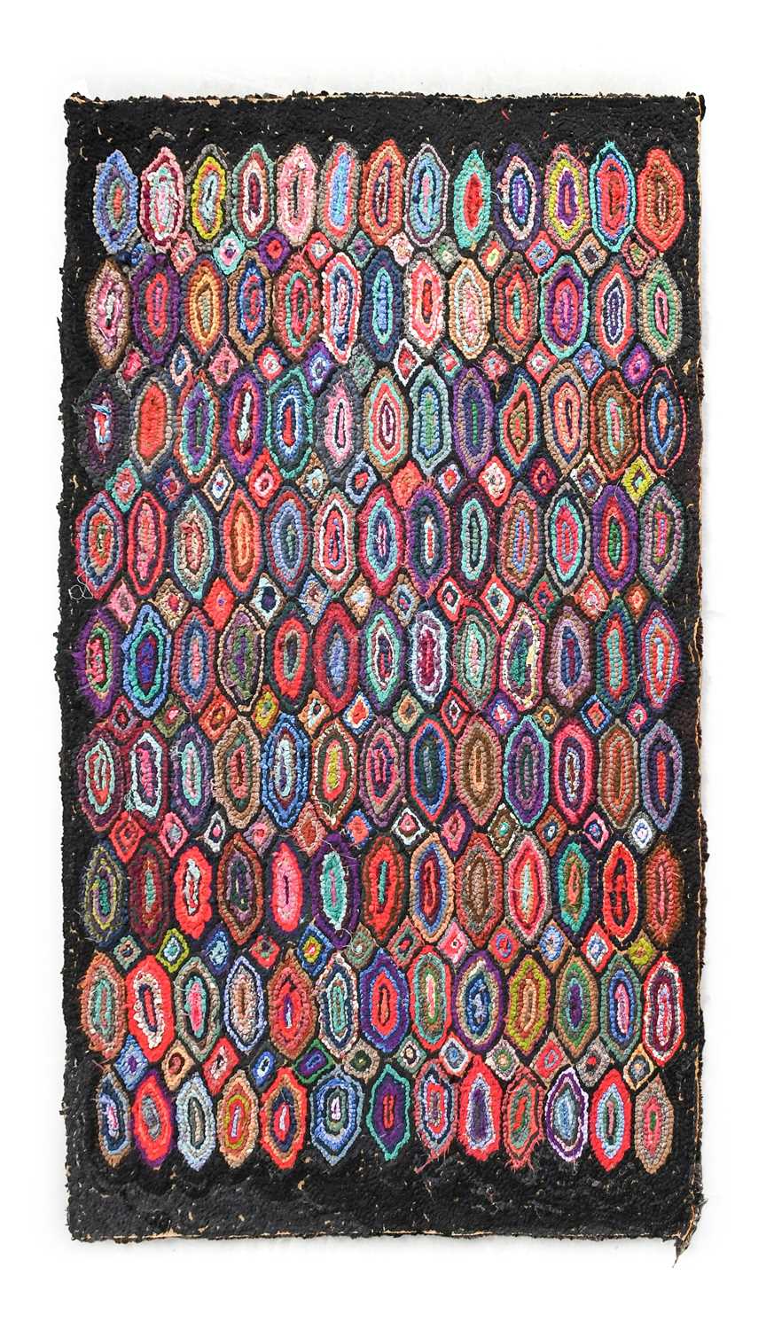 Mollie Turner (1918-2010) (Scruton, North Yorkshire): A Rag Rug, c.1990s, repeating pattern, multi - Bild 3 aus 4