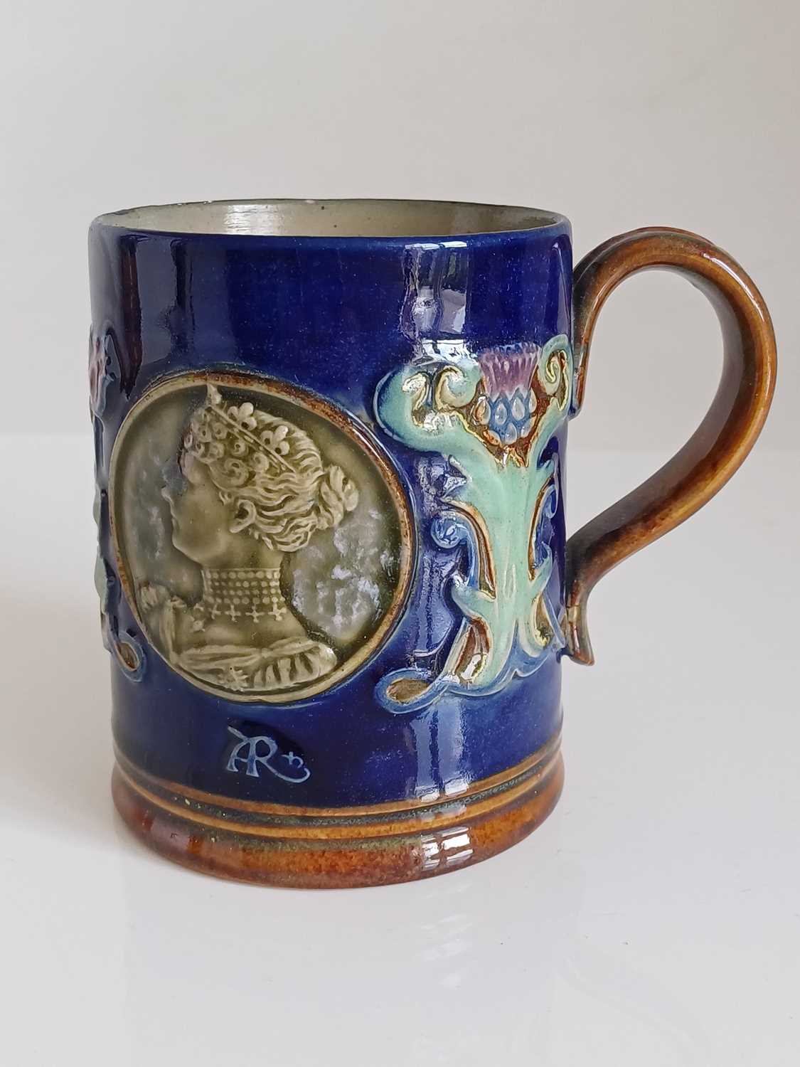 A Royal Doulton Art Union of London Stoneware Jug, by Mark V Marshall, with a shaped rim, - Image 17 of 33