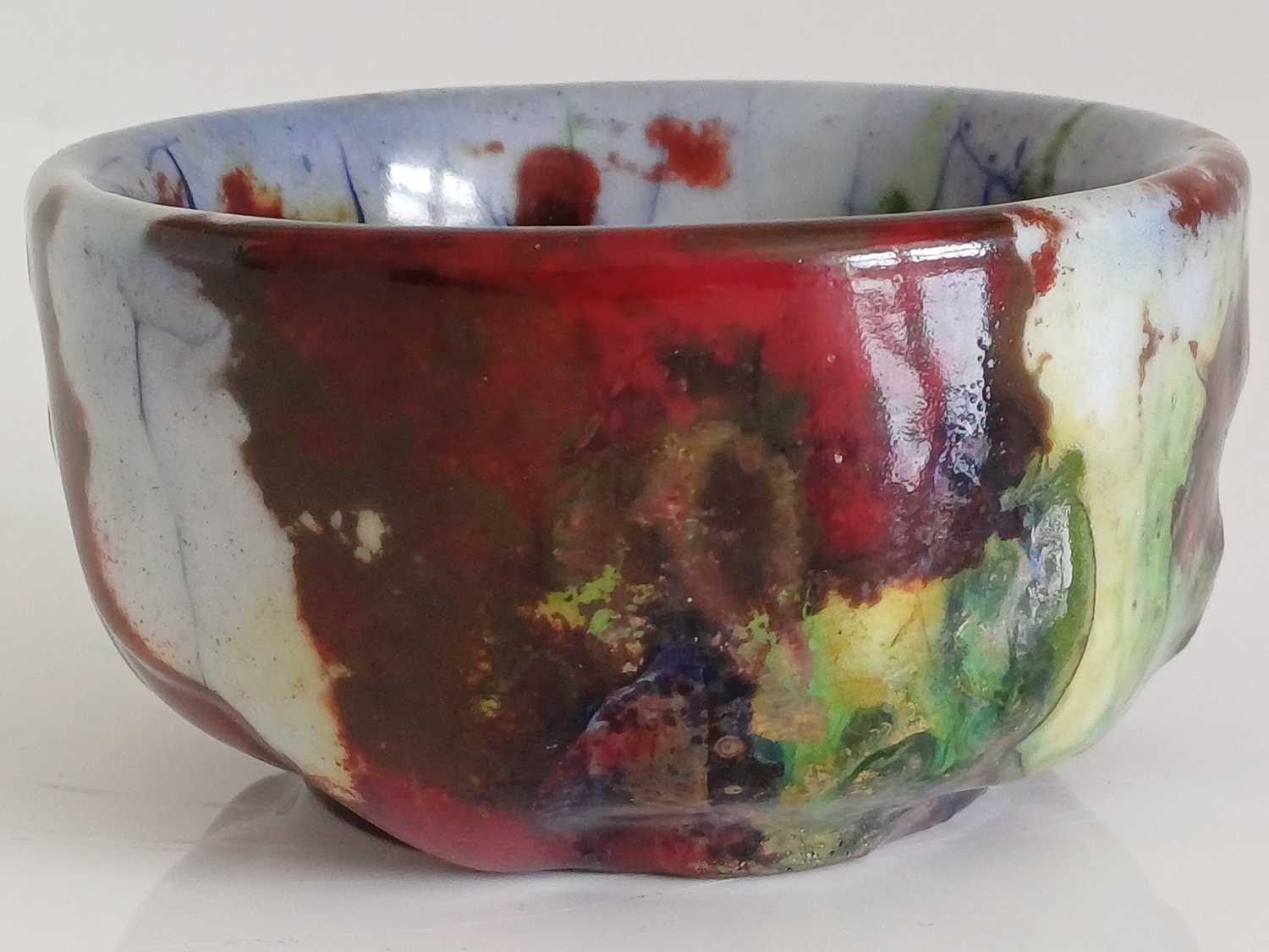 A Royal Doulton Chang Ware Bowl, by Charles Noke and Harry Nixon, the flambé ground covered with a - Image 6 of 15