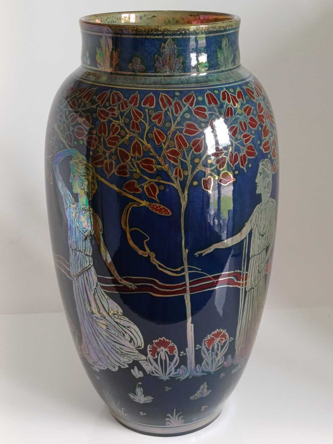 Gordon Forsyth (1879-1952) for Pilkington's Tile & Pottery Co: A Large Lancastrian Lustre Vase, - Bild 12 aus 19