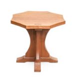 Oakleafman: David Langstaff (Easingwold): An Oak Octagonal Cofffee Table, on a crucifom base, with