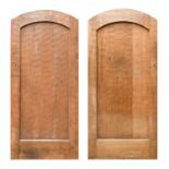 Lizardman (Woodcarvers of Crayke, Easingwold): Martin Dutton (1921-2009): Two English Oak Doors,