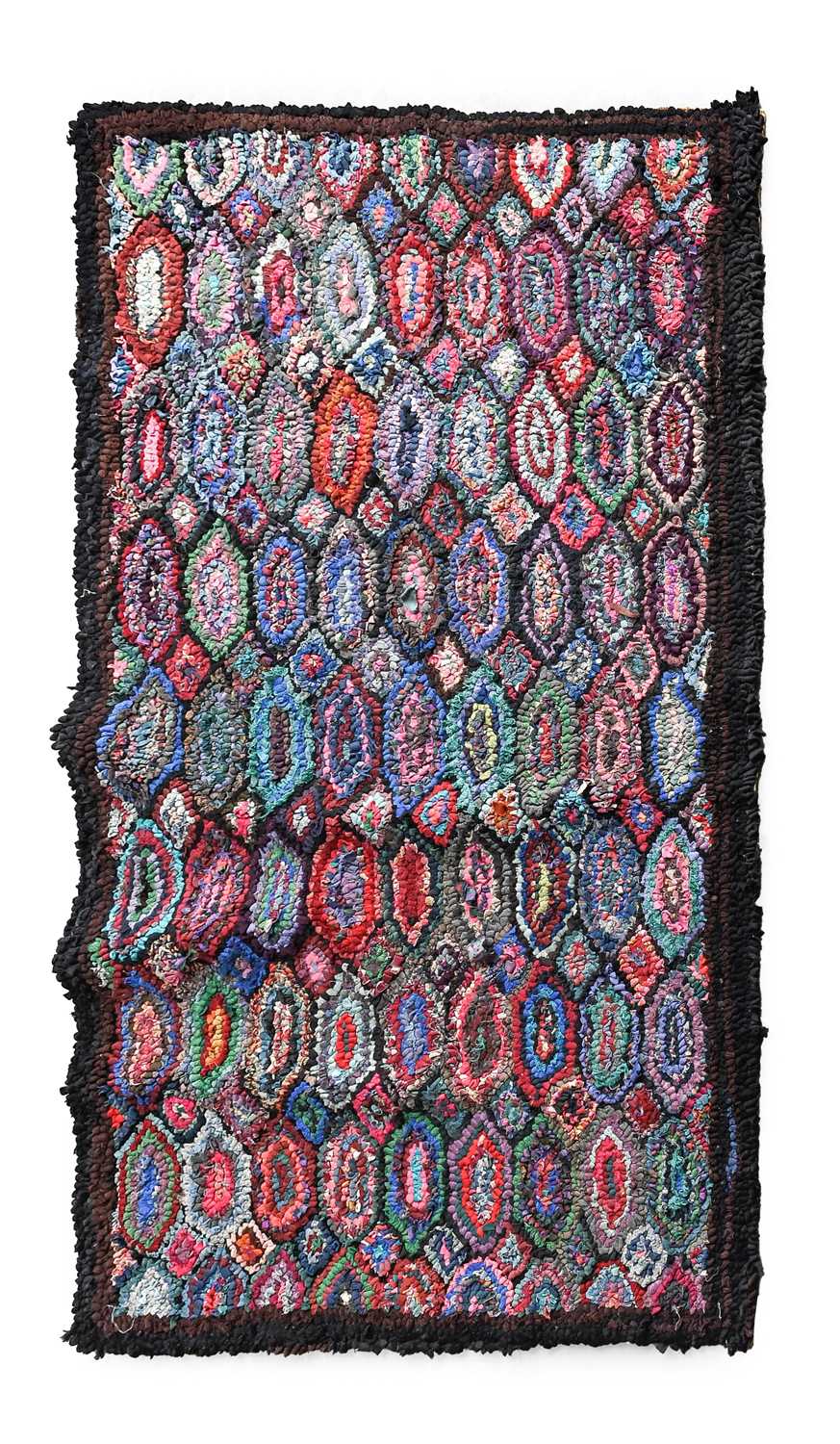 Mollie Turner (1918-2010) (Scruton, North Yorkshire): A Rag Rug, c.1990s, repeating pattern, multi - Bild 4 aus 4