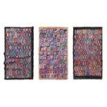 Mollie Turner (1918-2010) (Scruton, North Yorkshire): A Rag Rug, c.1990s, repeating pattern, multi