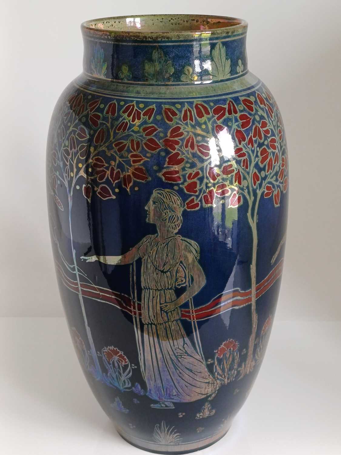 Gordon Forsyth (1879-1952) for Pilkington's Tile & Pottery Co: A Large Lancastrian Lustre Vase, - Bild 13 aus 19