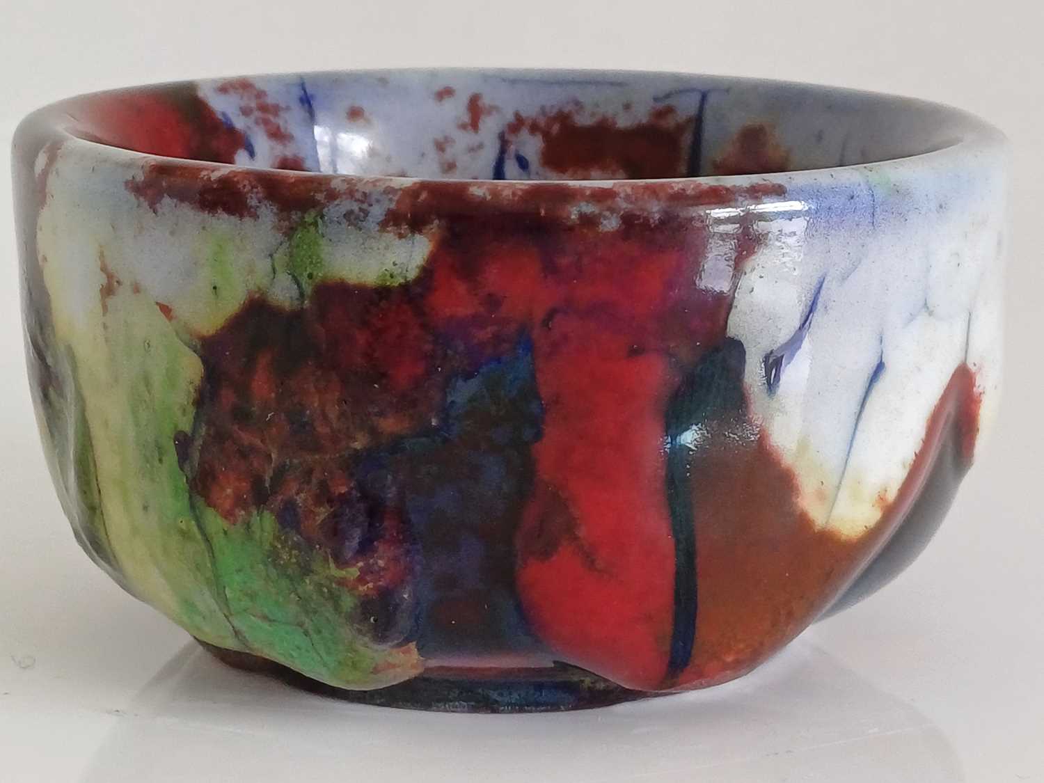 A Royal Doulton Chang Ware Bowl, by Charles Noke and Harry Nixon, the flambé ground covered with a - Image 4 of 15