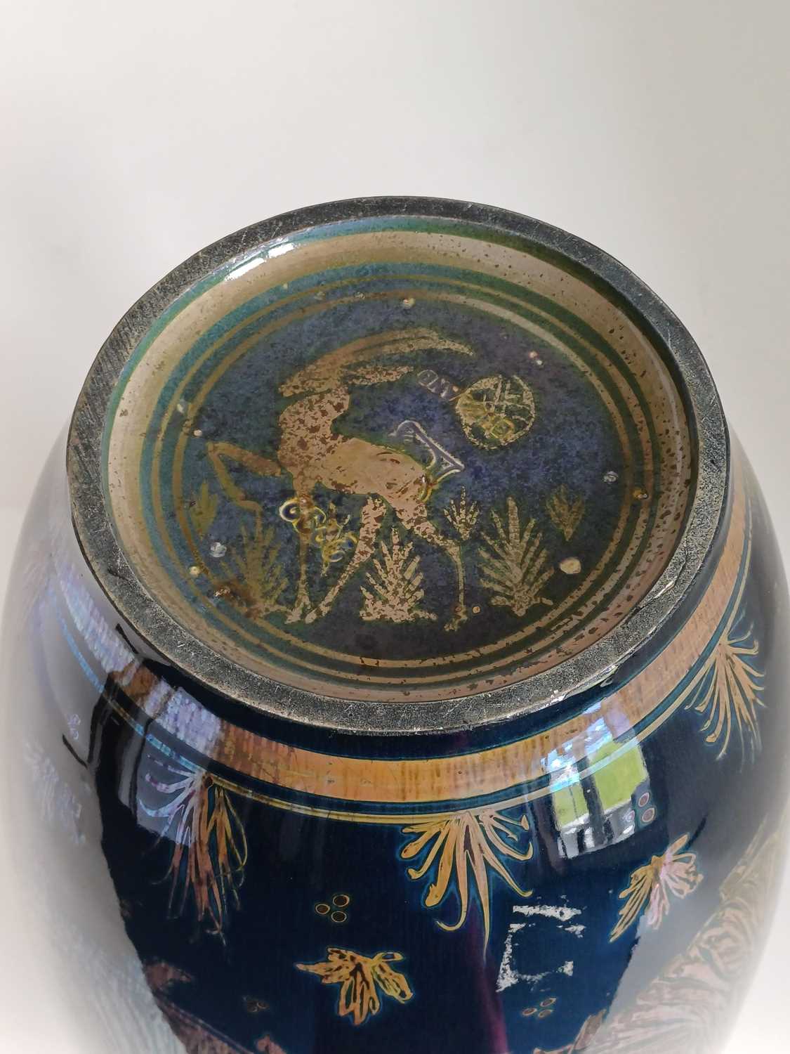 Gordon Forsyth (1879-1952) for Pilkington's Tile & Pottery Co: A Large Lancastrian Lustre Vase, - Bild 4 aus 19