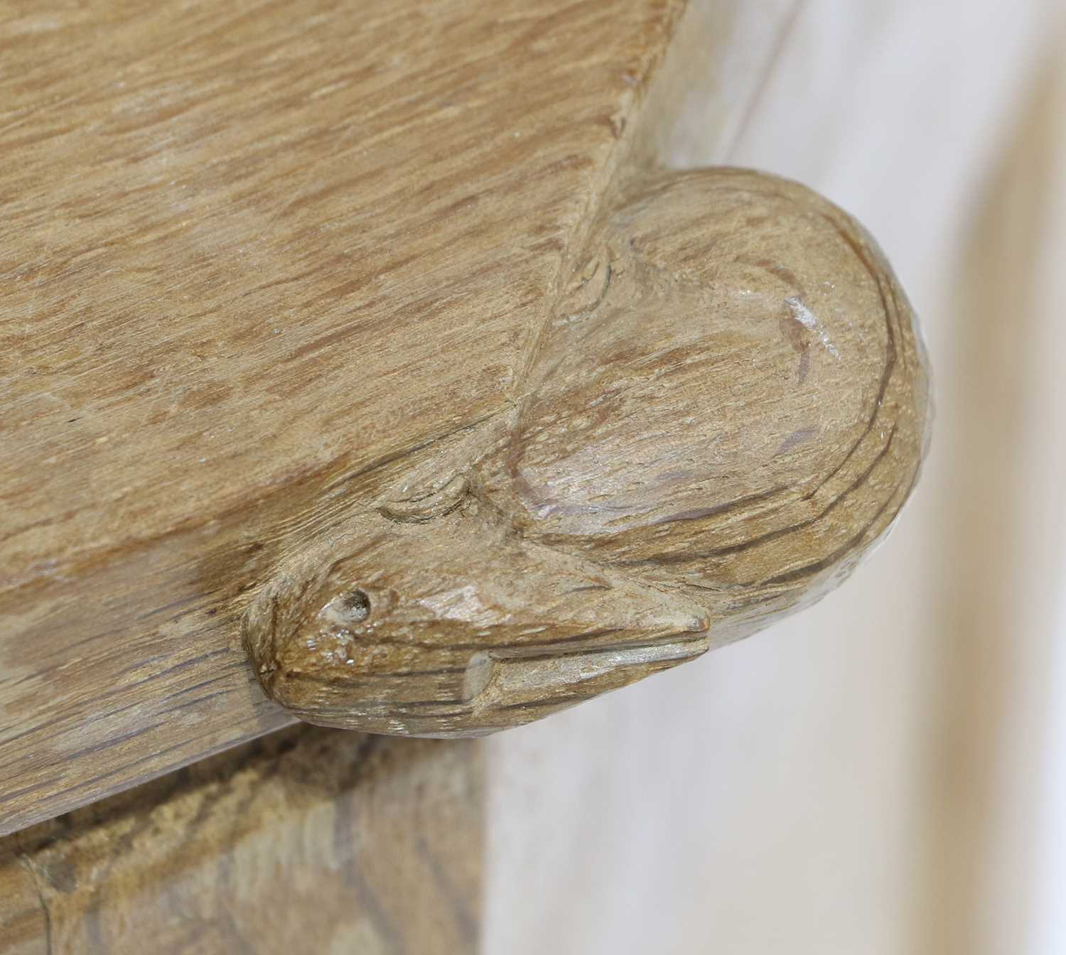 Rabbitman: Peter Heap (1945-2022) (Wetwang): An English Oak Hanging Corner Cupboard, with panelled - Image 3 of 3