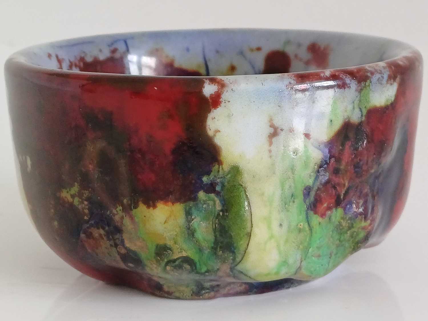 A Royal Doulton Chang Ware Bowl, by Charles Noke and Harry Nixon, the flambé ground covered with a - Image 5 of 15