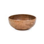 Beaverman: Colin Almack (1930-1996) (Sutton-under-Whitestonecliffe): An English Oak Fruit Bowl, with