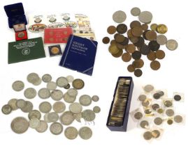 Mixed Lot British and Isle of Man Coins; to include; a mixed collection of coins with 341g of pre-