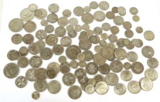 Mixed Pre-1947 Silver Coinage; various denominations, mostly high grade but all coins have been
