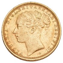 Victoria, Sovereign 1887S, Sydney Mint; near extremely fine with some underlying lustre