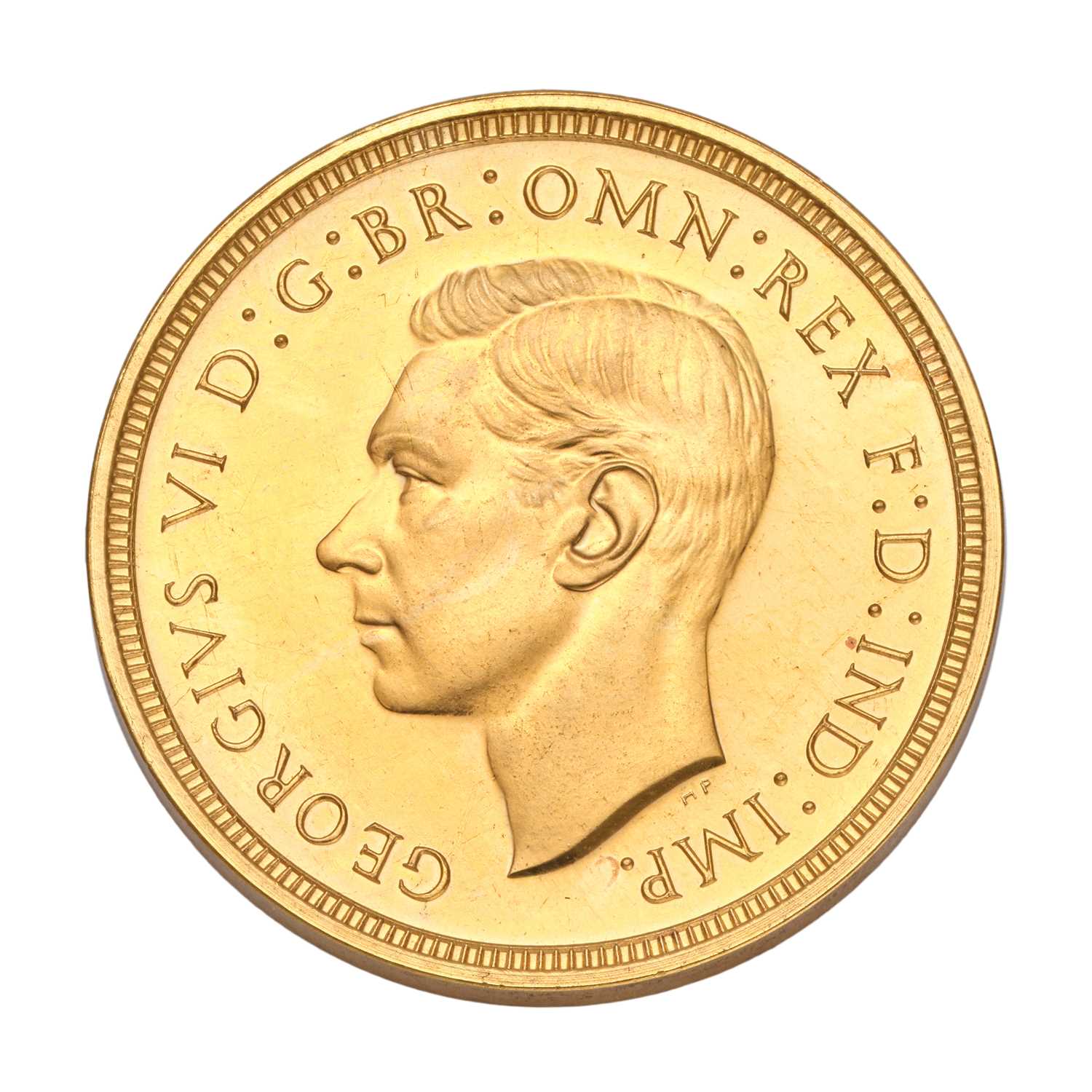 George VI, 'Coronation' Gold Proof Set 1937, 4 coins comprising: five pounds, two pounds, - Bild 8 aus 15