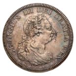 George III, Bank of England, Dollar 1804, type A/2 (Bull 1925, ESC 144, S.3768); etching to bust