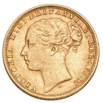Victoria, Sovereign 1875S, Sydney Mint; good very fine with some underlying lustre