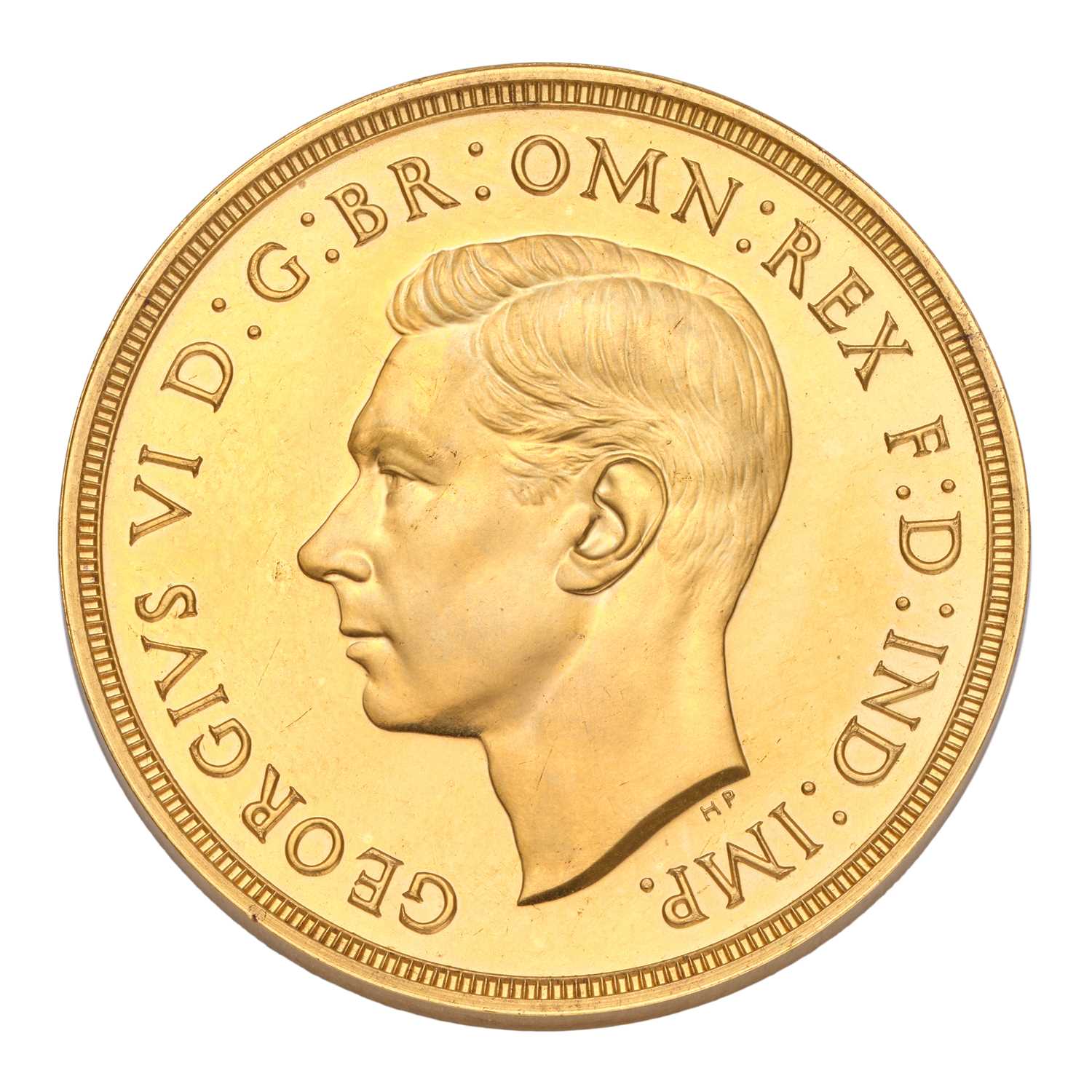 George VI, 'Coronation' Gold Proof Set 1937, 4 coins comprising: five pounds, two pounds, - Bild 6 aus 15