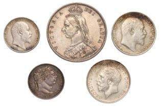 2x High-Grade Shillings, to include; Edward VII, 1907 (S.3982) near extremely fine, better in