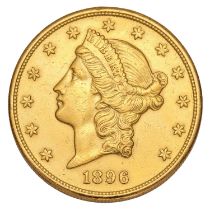 USA, 'Double Eagle' $20 1896S, San Fransico Mint, (.900 gold, 34mm, 33.42g), obv. liberty facing
