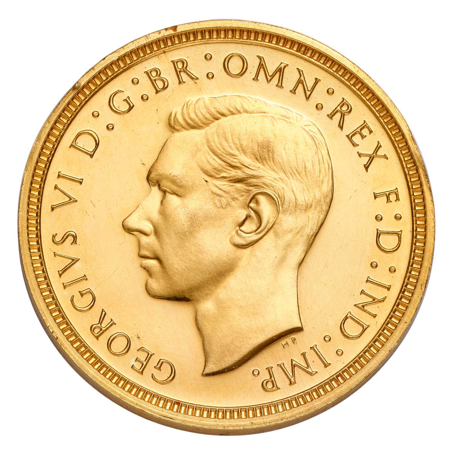 George VI, Proof Half Sovereign 1937, plain edge proof (Marsh 543A, S.4077); hairlines across