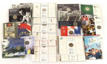 22x Royal Mint Brilliant Uncirculated 50p Coins; to include; 9x different Beatrix Potter coins,