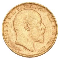 Edward VII, Sovereign 1904; near extremely fine with lustre