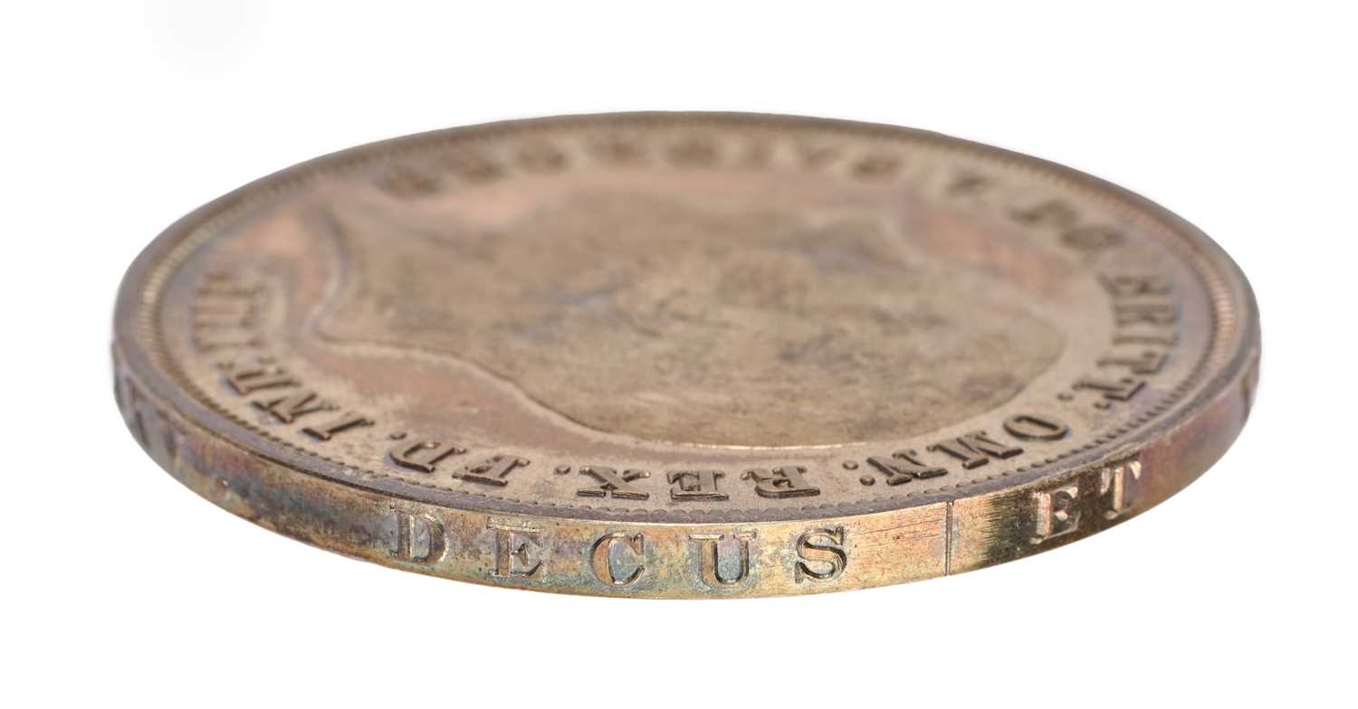 George V, Proof Crown 1935, raised edge lettering (Bull 3655, ESC 378, S.4050) one of only 2,500 - Bild 5 aus 8