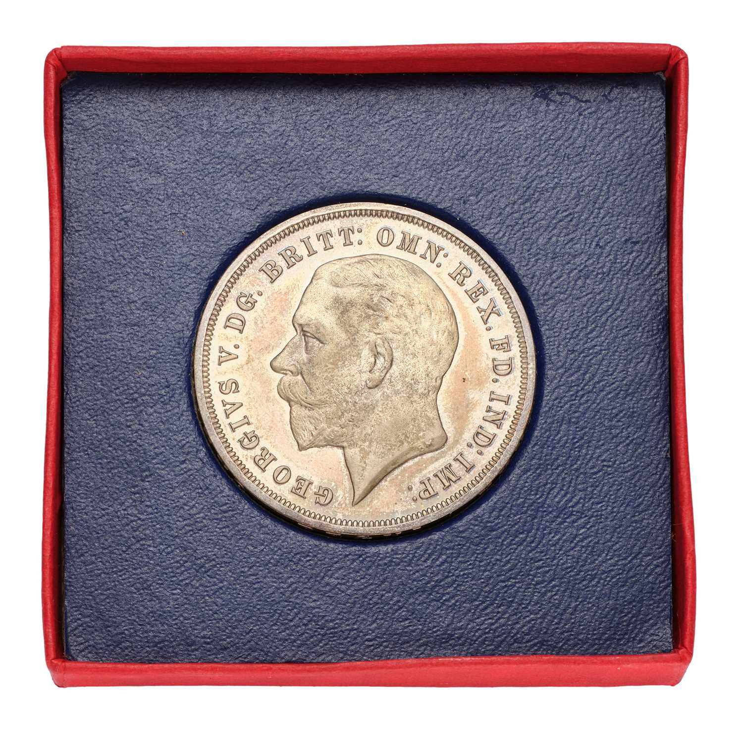 George V, Proof Crown 1935, raised edge lettering (Bull 3655, ESC 378, S.4050) one of only 2,500 - Bild 3 aus 8
