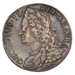 George II, Halfcrown 1746, LIMA, D.NONO (Bull 1688, ESC 606, S.3695A) pleasantly toned, very fine