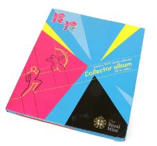 London Olympics 2012 50p Sports Collection, complete set of (29x) 50p coins and (1x) completer