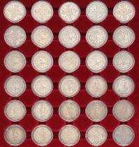 Collection of British Florins; 30x florins comprising; Victoria, 1887, 1888, 1889, 1890, 1891, 1982,